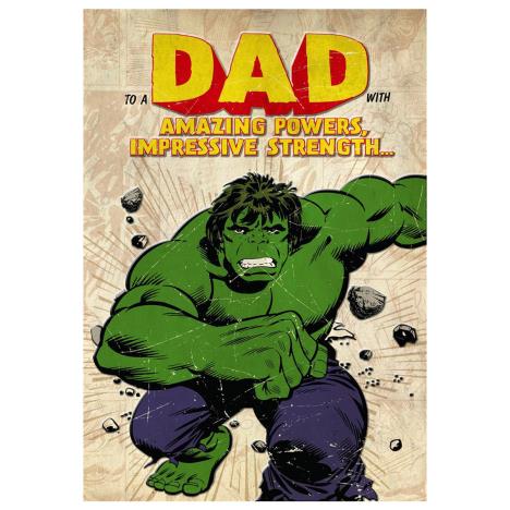 Dad Marvel Avengers Incredible Hulk Father's Day Card £2.40